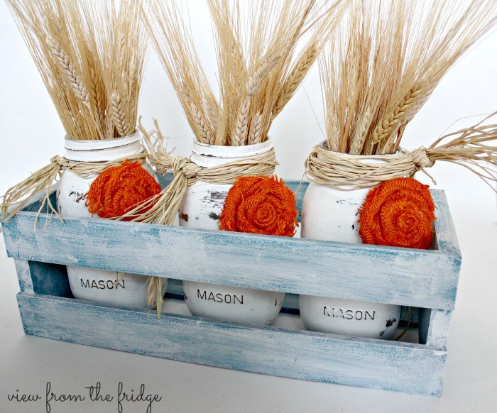 Fall Mason Jar Centerpiece