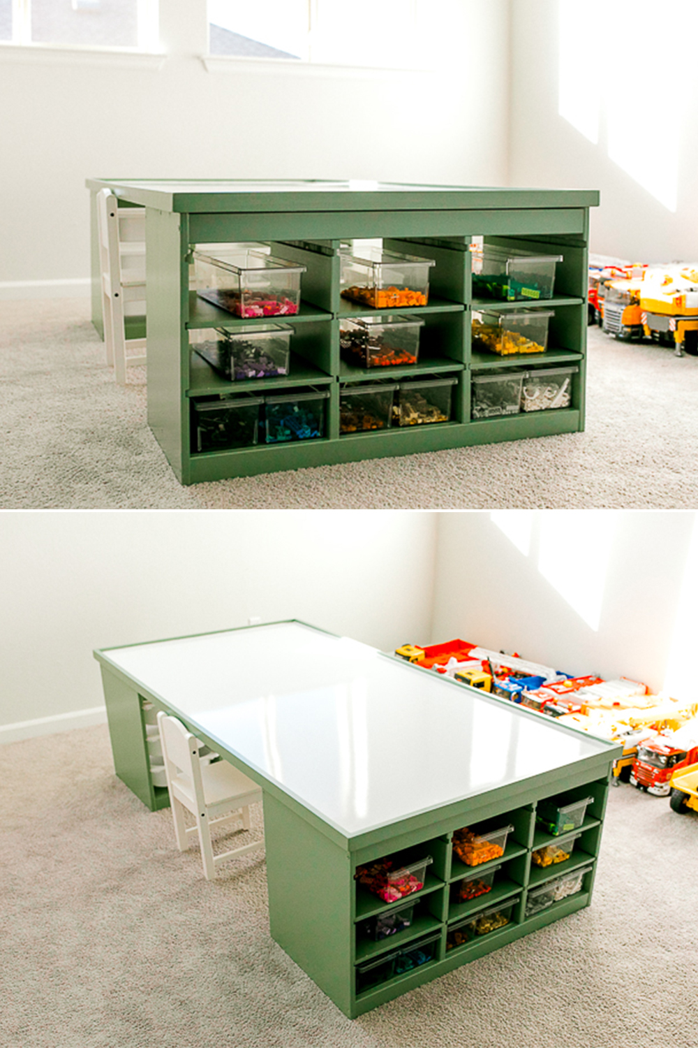 DIY Lego table. IKEA HACK that got people talking If Only April