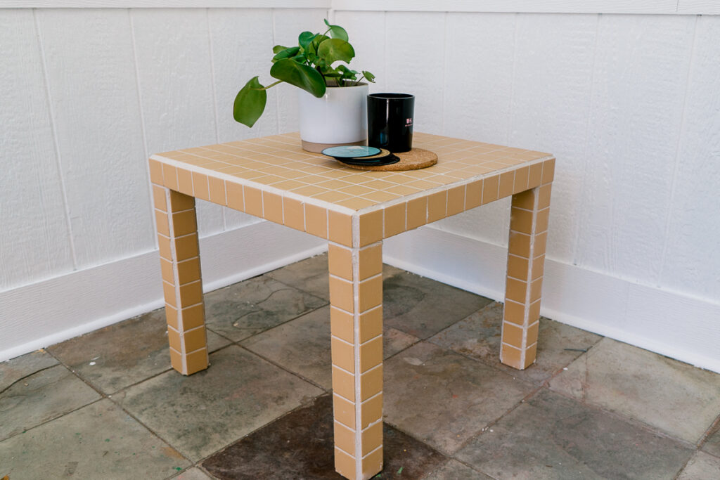 diy tile table