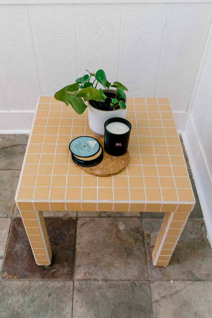 diy tile table