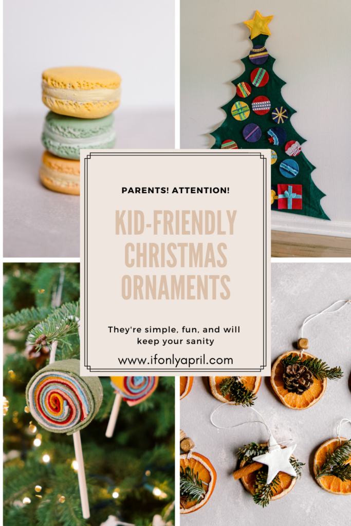 KID-FRIENDLY CHRISTMAS ORNAMENTS